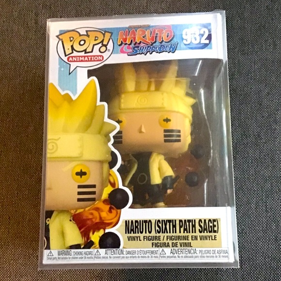 Funko Accessories - Funko Pop 🔥Naruto Funko Pop: Naruto 6 path Sage #932 with free pop protector